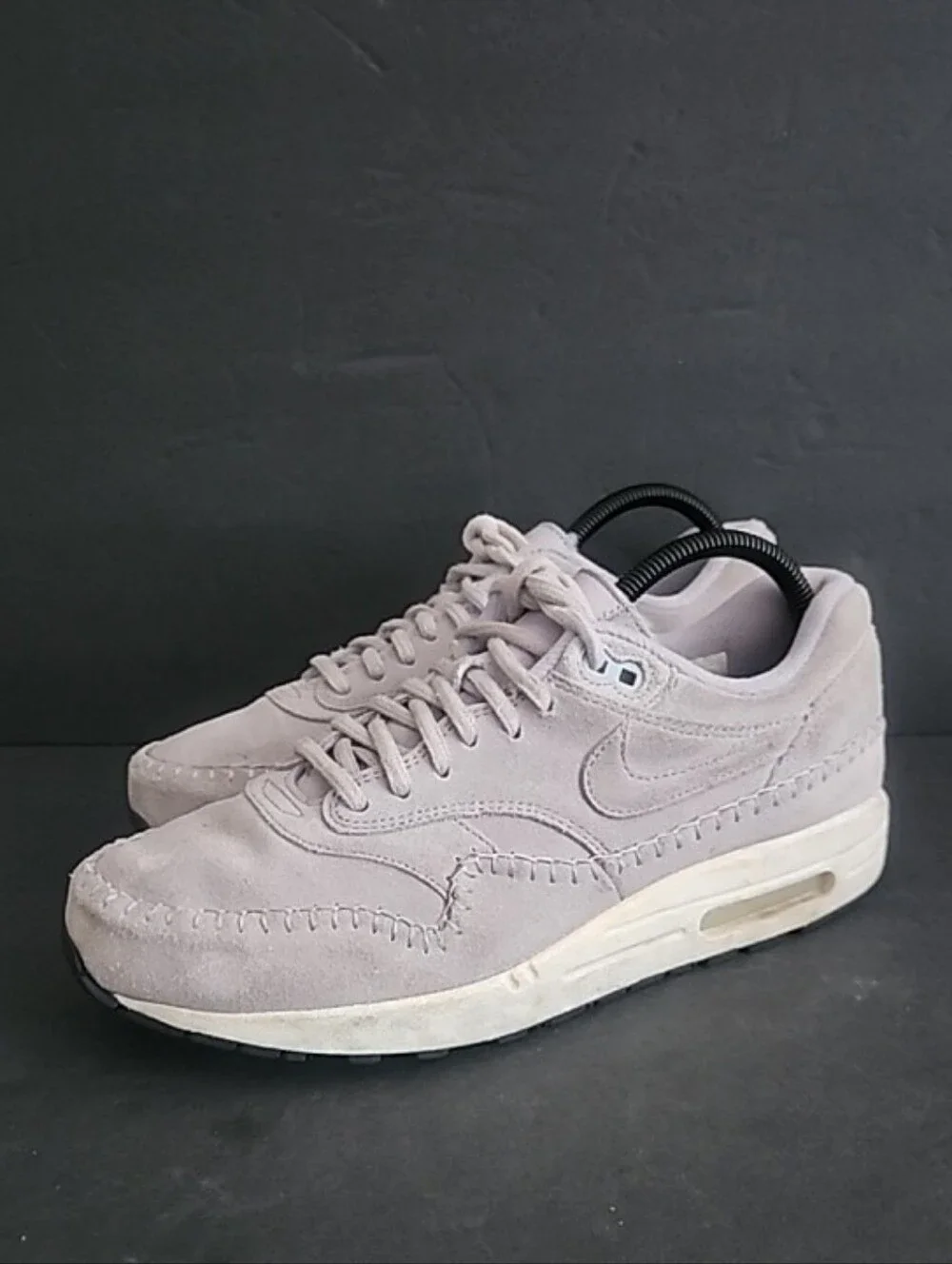 Nike Air Max 1 Provence Women’s Size 10 Suede Running Shoes Purple
